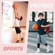 thumbnail image 3 of Yuarrent Mangas de nailon para piernas durante deportes, protección de tela transpirable, baloncesto, agradable para la piel, 4 Uds. Ropa Deportiva, Zapatos Espalda+Blanco, 4 piezas S, 3 of 6