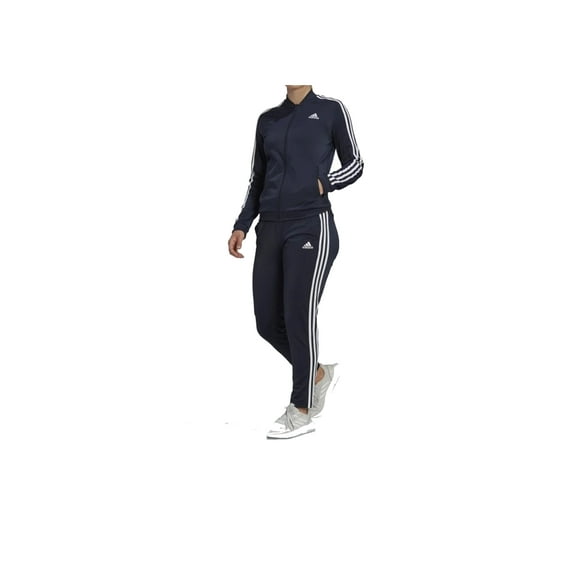 Adidas Women's Sport Tracksuit Essentials 3-Stripes Blue Size S