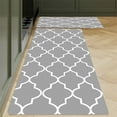 thumbnail image 2 of TUSANG Kitchen Mat 2pcs Kitchen Rugs Cushioned Kitchen Mats for Floor Non Slip Standing Desk Mat Waterproofing Kitchen Rug Set for Kitchen Floor(24x16+16x48inch), 2 of 8