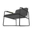 thumbnail image 6 of Whythe PU Leather Low Accent Chair 2.0 in Corten, 6 of 7