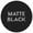 Matte Black, variant on Mega Handles Curved Floor Door Stopper | Floor Mounted Door Knob Wall Protector | 2.5 inch