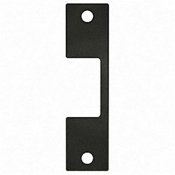 HES J 613 Faceplate Only 1006 Series 4-7/8 x 1-1/4 Use with Cylindrical Locks up to 3/4 Throw Oil Rubbed Bronze