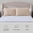 thumbnail image 4 of Better Homes & Garden Diamond Gauze Shams, Standard, Beige, 2 Pack, 4 of 8