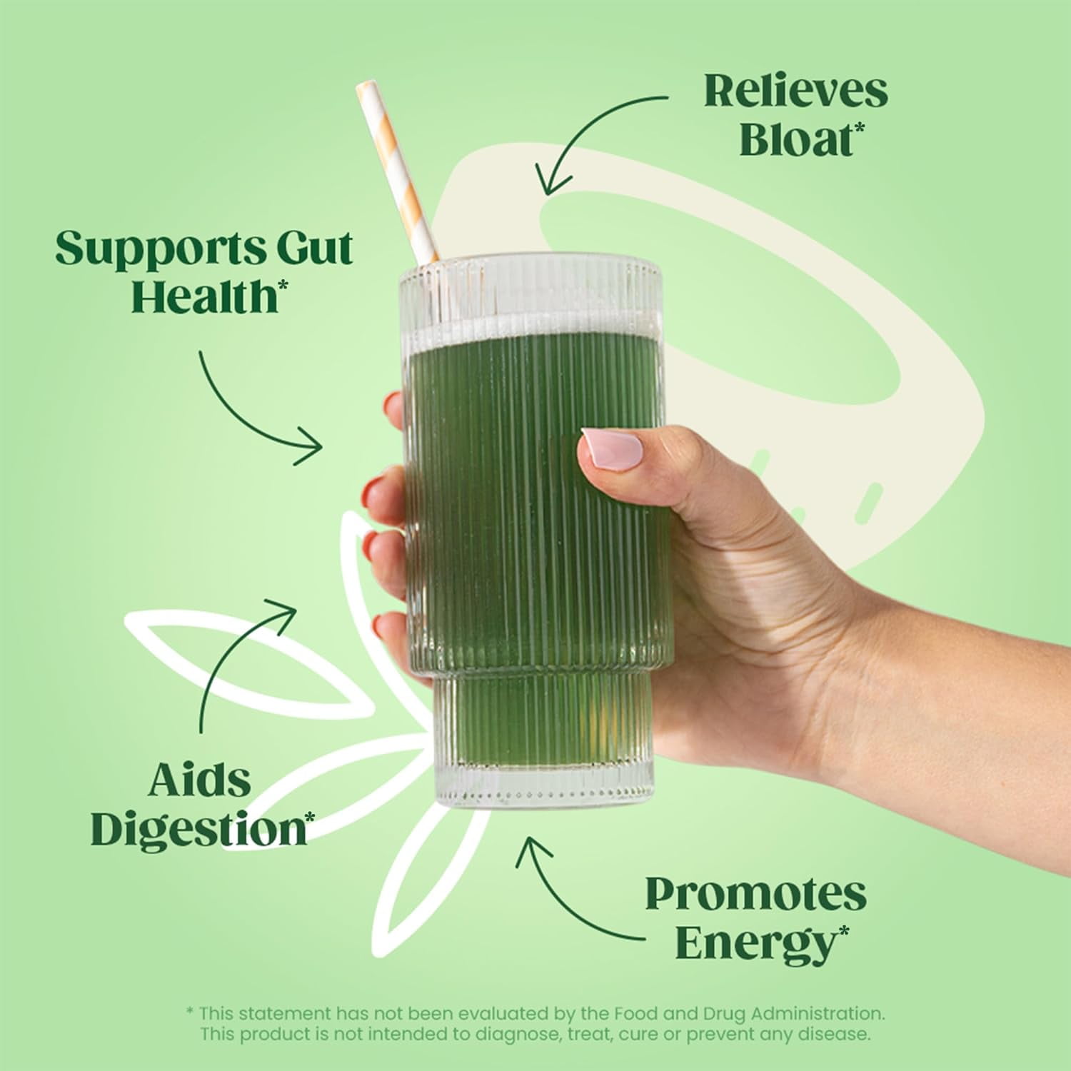 Bloom Nutrition Greens & Superfoods Powder, for Digestive Health, Coconut, 60 Servings