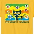 thumbnail image 3 of Pete The Cat - Groovy To Create - Toddler And Youth Short Sleeve Graphic T-Shirt, 3 of 6