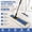 Blue(40"*8.3"), variant on 42" Commercial Dust Mop for Floor Cleaning with Long Handle, Large Flat Mop with 2 Replaceable Pads, Industrial Sweeping Broom for Hardwood, Tile, Gym, Office, Mall, Warehouse