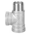 thumbnail image 2 of Conector en T en forma de T de 3 vías G1 pulg., accesorios de tubería de acero inoxidable 304, suministros de ferretería, 2 of 9
