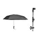 thumbnail image 1 of Sombrilla ajustable para silla con abrazadera universal para silla de playa, carrito de golf, , , Negro Doble Capa, 1 of 9