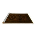 thumbnail image 2 of Ahgly Company Machine Washable Indoor Round Persian Yellow Traditional Area Rugs, 3' Round, 2 of 4