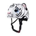 thumbnail image 3 of Casco de bicicleta para niños y adolescentes, resistente a impactos, portátil y transpirable. Tigre blanco, 3 of 8