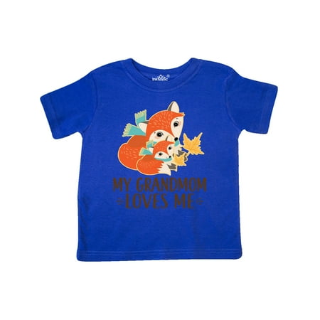 

Inktastic My Grandmom Loves Me Fox Gift Gift Toddler Boy or Toddler Girl T-Shirt