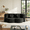 Black, variant on KavlSean Boneless 76" Cotton Convertible Folding Sofa Bed, Twin Size Foldable Floor Futon Couch with 2 Pillow, Modern Compression Sleeper Sofa for Living Room, Guest Use, Apartment, Small Space