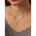 thumbnail image 2 of Charm-In Exquisite Exquisite 14K Gold Plated Marquise Cubic Zirconia Necklace for Women - Stunning Gold Necklaces - Adjustable 45+5cm Chain - Gift, 2 of 7