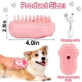 thumbnail image 3 of Steamy Dog Brush Steamy Brush for Grooming Massage Hair Removal Spray and Groom Steamer Brush for Dogs/Cat, 3 of 7