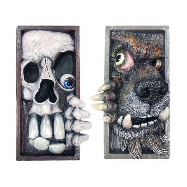2x Sujetalibros Estatuilla Creativa Estantería Escultura Decoración Artesanía
