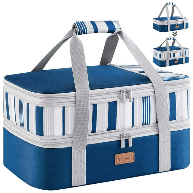 Soporte de metal Lifewit para cacerolas doble, 40 x 25 x 13 cm