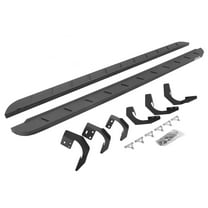 Go Rhino 63430687ST RB10 Slim Line Running Boards with Mounting Brackets Kit For Ram 19-24 1500 (Crew Cab Pickup)