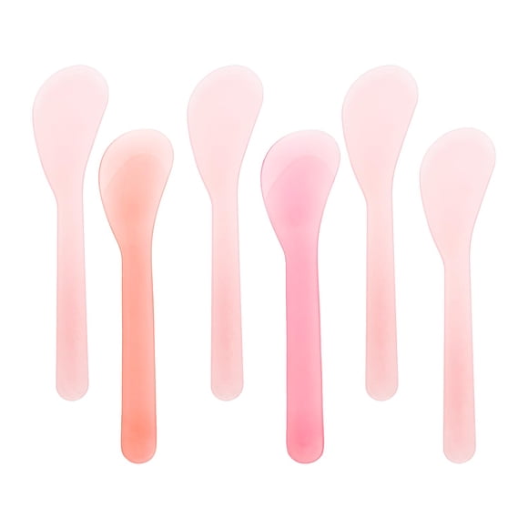 Cuchara de belleza de plástico ONLYKXY para crema facial, 13 cm (6)