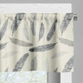 thumbnail image 3 of Ambesonne Feather Window Valance, Composition of Quills, 54" X 12", Pale Grey and Beige, 3 of 5