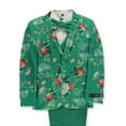 thumbnail image 4 of Kids World Boys' 5-Piece Rose Suit - kelly green, 4t (Toddler), 4 of 4
