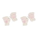 thumbnail image 1 of Guardurnaity Guantes sin dedos con garra de oso, suaves y cómodos, para un aspecto moderno, guantes de medio dedo, color blanco cálido Blanco 2Conjunto, 1 of 6