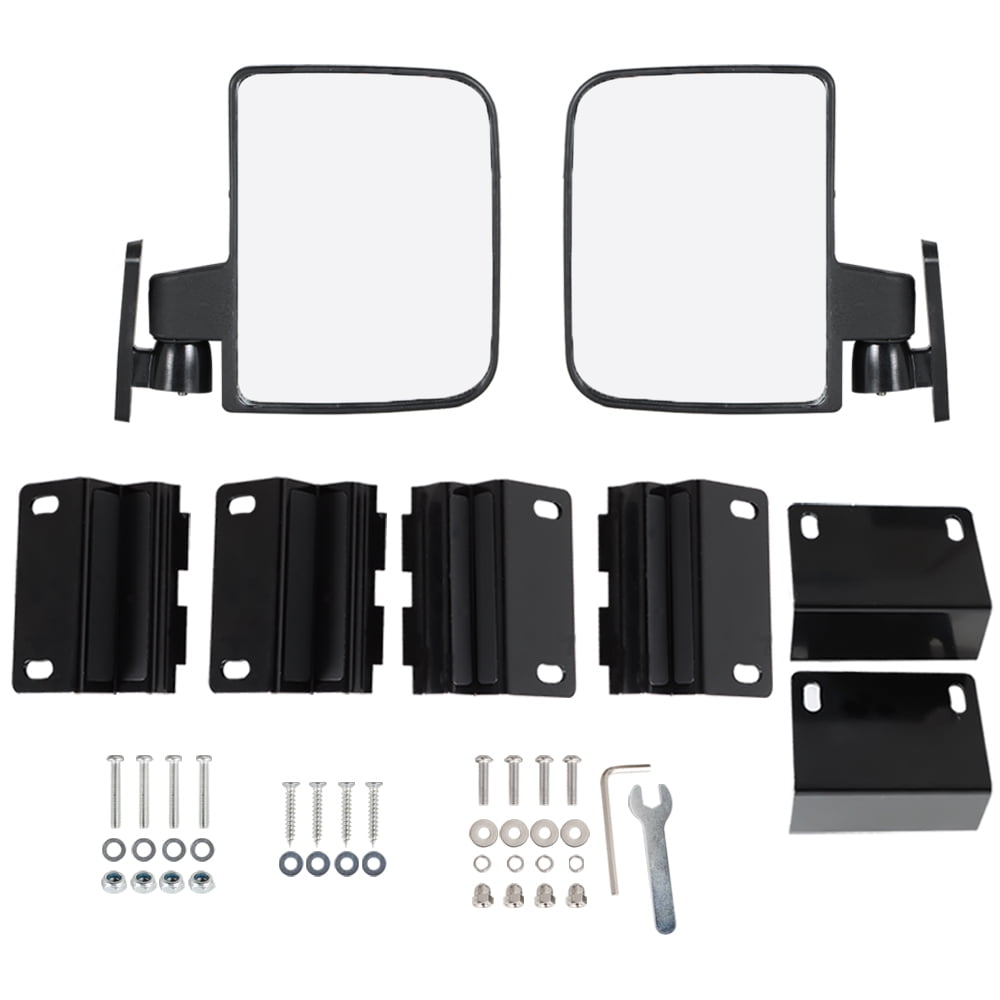 Genrics Golf Cart Mirrors, Side Rear View for Club Car Ezgo Yamaha Star