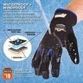 thumbnail image 2 of Ergodyne ProFlexÂ® 818WP Performance Thermal Waterproof Utility Gloves, Black, L, 2 of 3