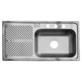 thumbnail image 1 of Fregadero Cocina Empotrar 1 Tina 101x54x15 M201 Izq EB Tecnica linea Mark, 1 of 3
