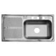 thumbnail image 1 of Fregadero Cocina Empotrar 1 Tina 101x54x15 M202 Der EB Tecnica Linea Mark, 1 of 3