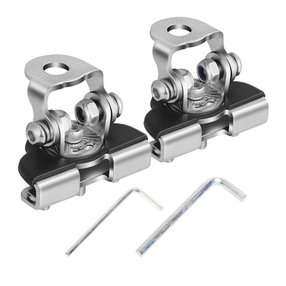 LED Light Bar Mounting Bracket A Pillar Hood Clamp Work Light Holder Universal 304 Stainless Steel 2 Pack
