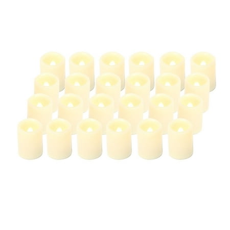 Candle Choice 24 Pc Realistic Flickering Indoor/Outdoor Flameless ...