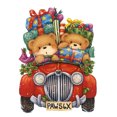 thumbnail image 2 of Cuadros Decorativos Kits de pintura de diamante 5D DIY Taladro redondo completo Mosaico de oso de dibujos animados (E1462) Wdftyju embutido en tela, 2 of 9