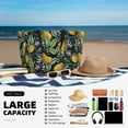 thumbnail image 5 of Daiia Citrus Fruits Elegant Lemons Beach Travel Bag - Water-Resistant Beach Bag, Lightweight Tote with 7 Pockets for Women and Men - Gym,Pool,Camping,Reusable Grocery Bag, 5 of 7
