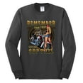 thumbnail image 2 of Wild Bobby, Remember Your First Soft Tail Bike Hot Babe Cars and Trucks Mens Long Sleeve Shirt, Charcoal, Small, 2 of 3