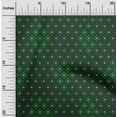 thumbnail image 2 of oneOone Cotton Silk Dark Green Fabric Argyle Craft Projects Decor Fabric Printed By The Yard 42 Inch Wide, 2 of 4