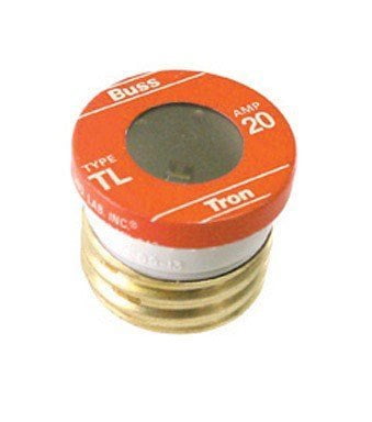 Fuse, 20A, TL, 125VAC, Screw-In, PK4