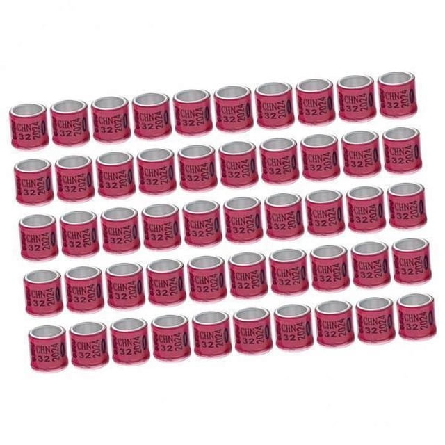 2x50x 2024 Anillos Para Patas De Paloma, Bandas Para Pies De Pájaro Para Canario Bantam Finch
