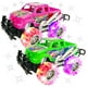 thumbnail image 1 of Toy Monster Truck ArtCreativity rosa/verde con neumáticos LED de 6 pulgadas, 1 of 7