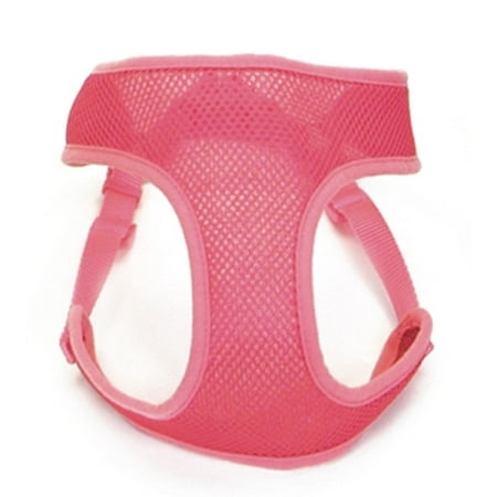 Comfort Soft Wrap Adjustable Dog Harness Small-Pink, Girth Size 19
