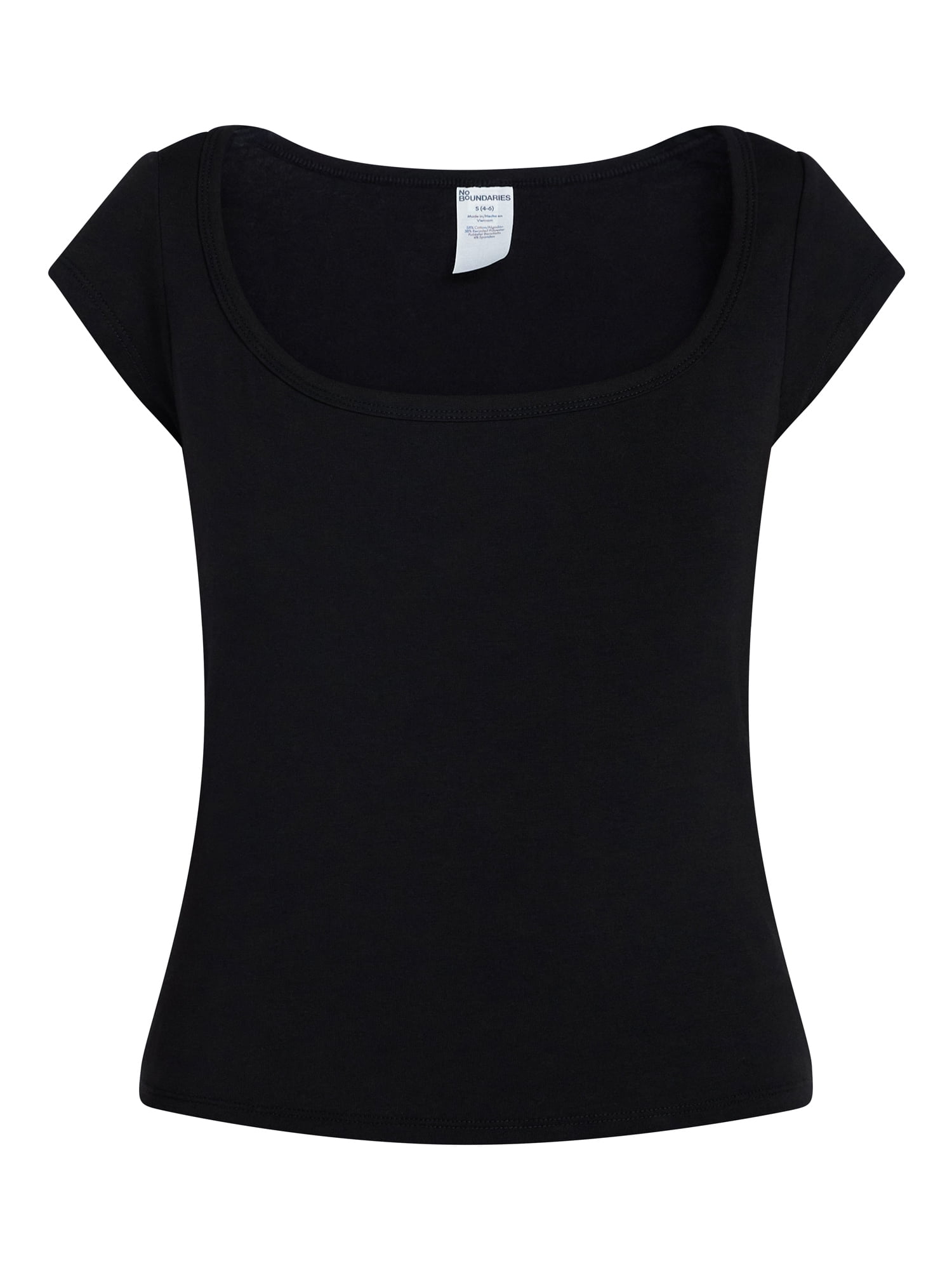No Boundaries Cloud Core Sleep Scoop Neck Tee, Women's Sizes XXS-3X