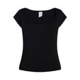 thumbnail image 5 of No Boundaries Cloud Core Sleep Scoop Neck Tee, Women's Sizes XXS-3X, 5 of 5
