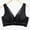 Black, variant on Azrian Full Figure Womens Plus Size Bras,Women's Bra Wire Free Underwear OnePiece Bra Everyday Underwear Bras