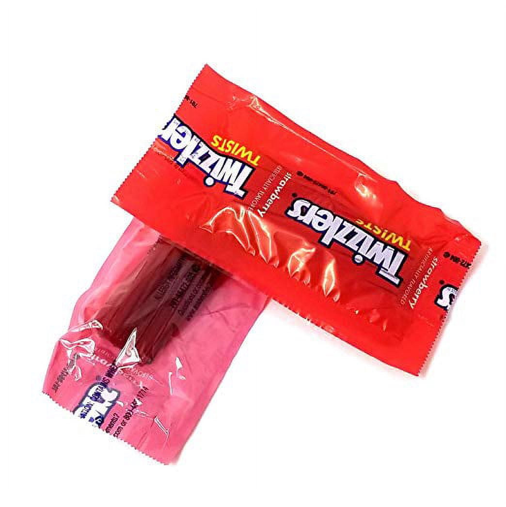 Twizzlers Twist Strawberry Flavored Licorice Candy, Bulk Pack 2 Pounds (About 100 Count)