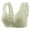Light Green, variant on Women's Fixed Cup Front Buckle Wireless Bras Plus Size Printed Soft Comfortable Thin Breathable Bras No Underwire Unpadding Lightweight Tank Top Bralettes Pink 38