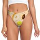 thumbnail image 1 of Balery Donuts Tangas de Algodón para Mujer con Estampado – Ropa Interior Sexy, Transpirable, G-string-Large, 1 of 6
