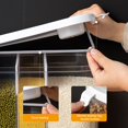 thumbnail image 4 of 5 Grids Dispenser Box, Easy Operation Dry Food Container With Cup For Grain Cereal Rice Beans, 4 of 8