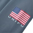 thumbnail image 2 of UNIFU FR Shirts for Men Flame Resistant Zipper 12OZ Heavy Weight Long Sleeve Fleece 100% C NFPA2112/CAT2 Hooded Sweatshirt, 2 of 7