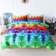 thumbnail image 5 of Juego de sábanas Rainbow Tie Dye Quilt Cover, 5 of 5