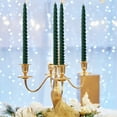 thumbnail image 6 of Rojia 9.8 Inch Spiral Taper Candles for Home Decoration, 4 Pack Gradient Candlesticks for Dinner Party Wedding Holiday Spring Xmas Home Indoor, 6 of 7