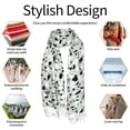 thumbnail image 6 of Shawl Wraps for Women - Gray Marble pattern Oversized Fall Winter Fashion Blanket Scarf for Women, 6 of 6